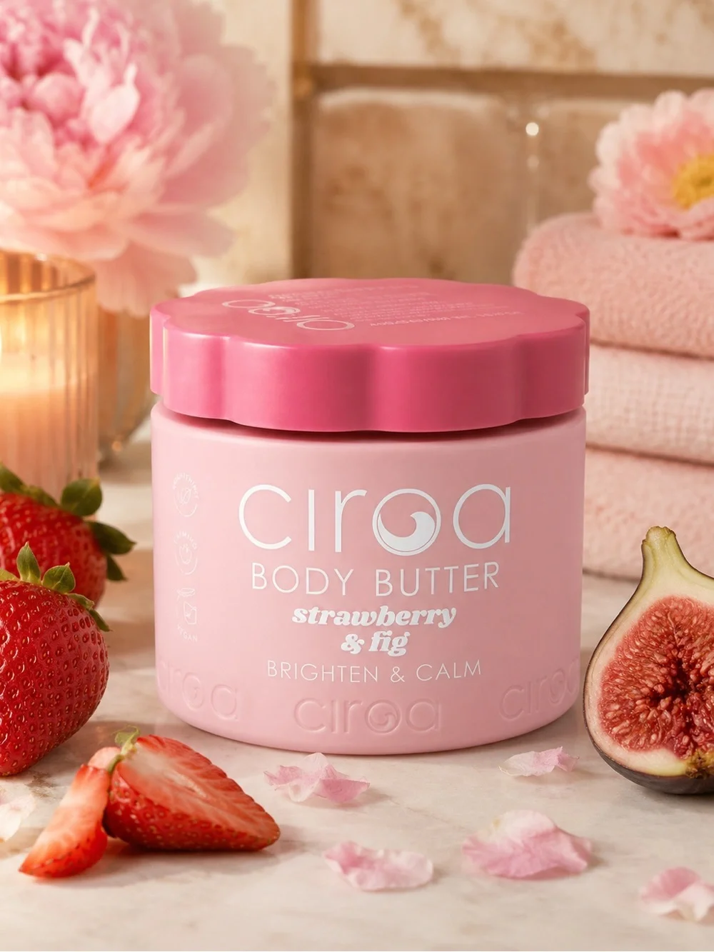 Circo Strawberry & Fig Body Butter - Pink